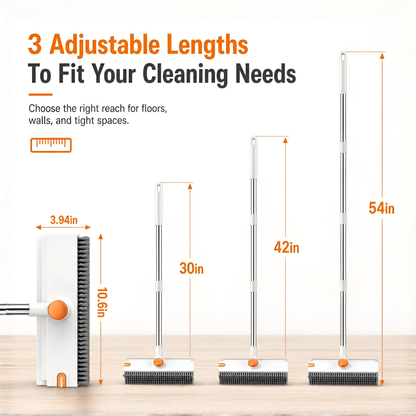 Heavy-Duty 3-in-1 Floor Scrub Brush